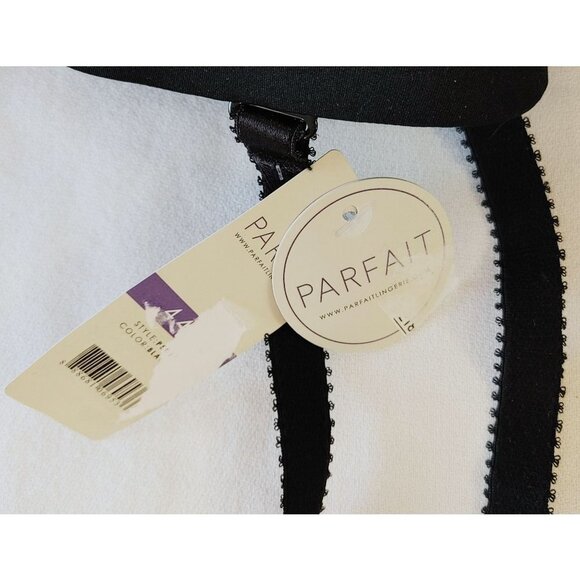 PARFAIT 61129 Women's Deep Plunge Molded Bra Size 44C Black Underwired NEW - Picture 2 of 5